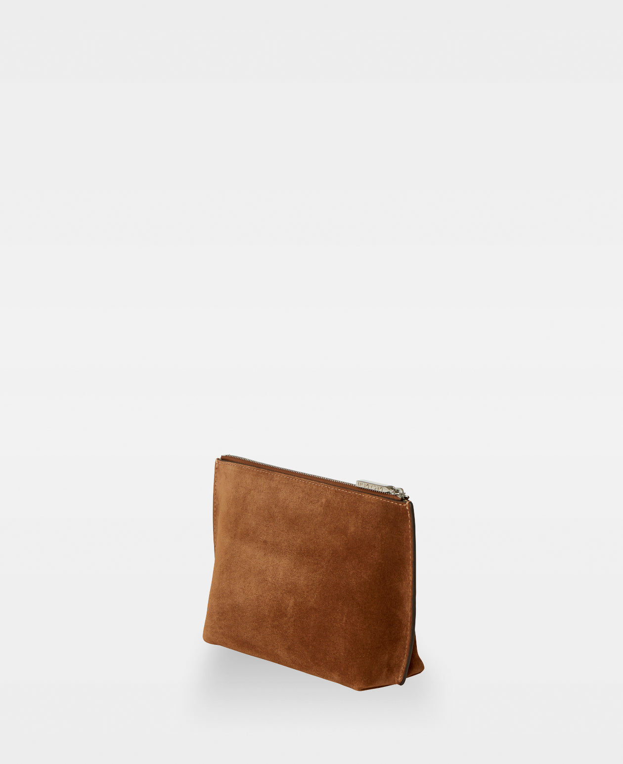 TALLI small makeup bag - Suede Cognac