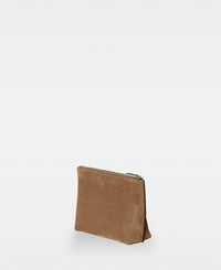 TALLI small makeup bag - Suede Tan