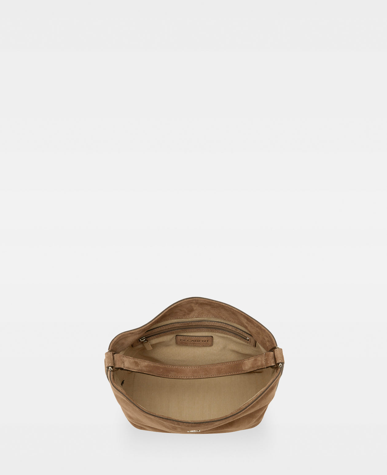 LEXIE small bucket bag - Suede Tan