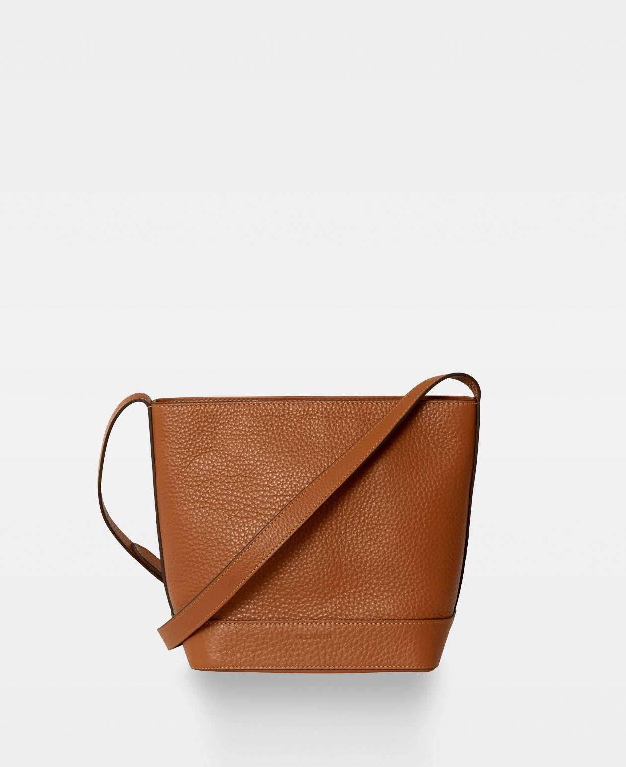 EDITH Small Bucket Bag - Cognac