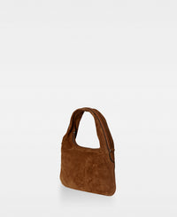 DECADENT COPENHAGEN TRACY small shoulder bag Skuldertasker Suede Cognac